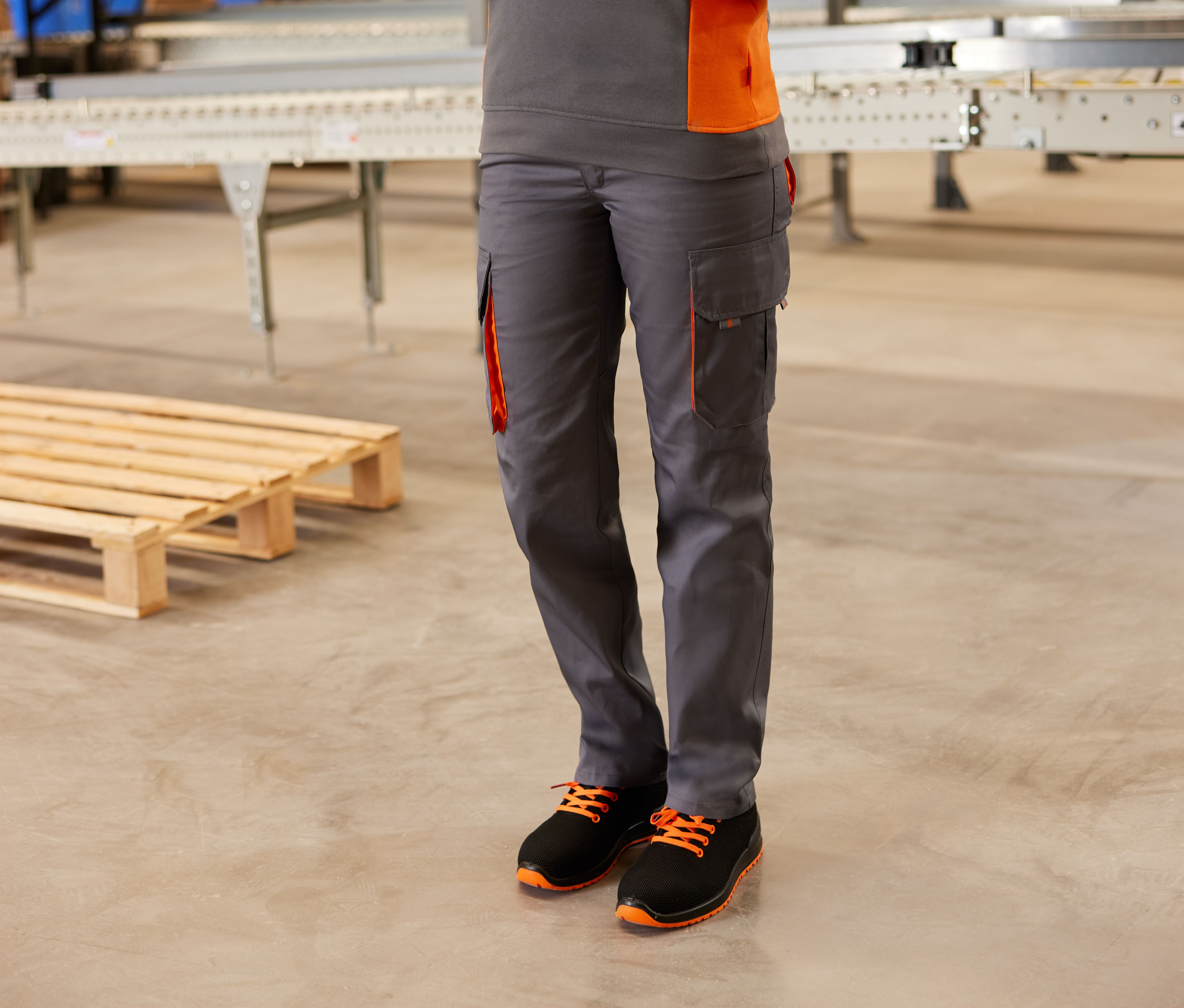PANTALON MULTIPOCHES BICOLORE