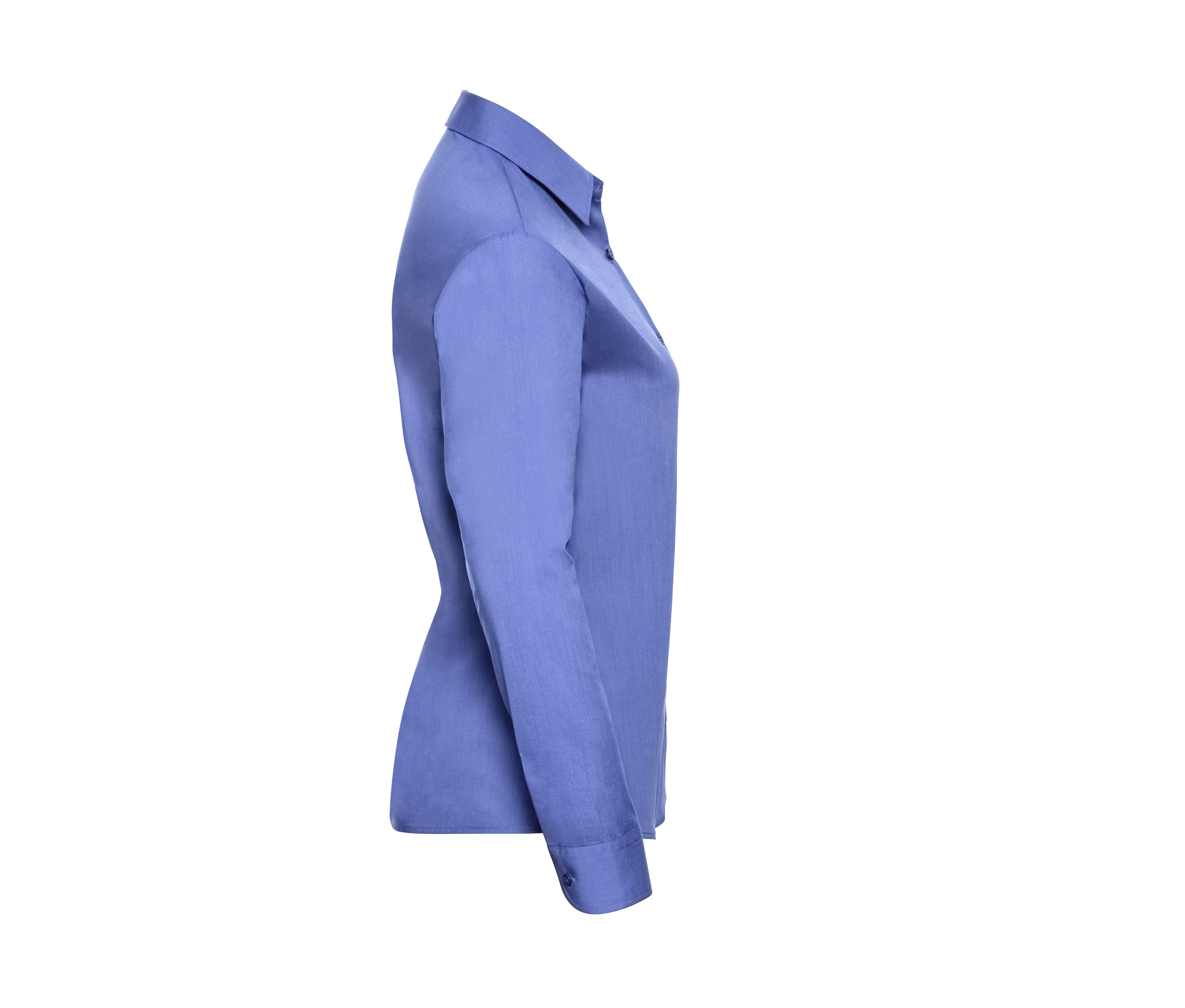 LADIES' LONG SLEEVE CLASSIC POLYCOTTON POPLIN SHIRT