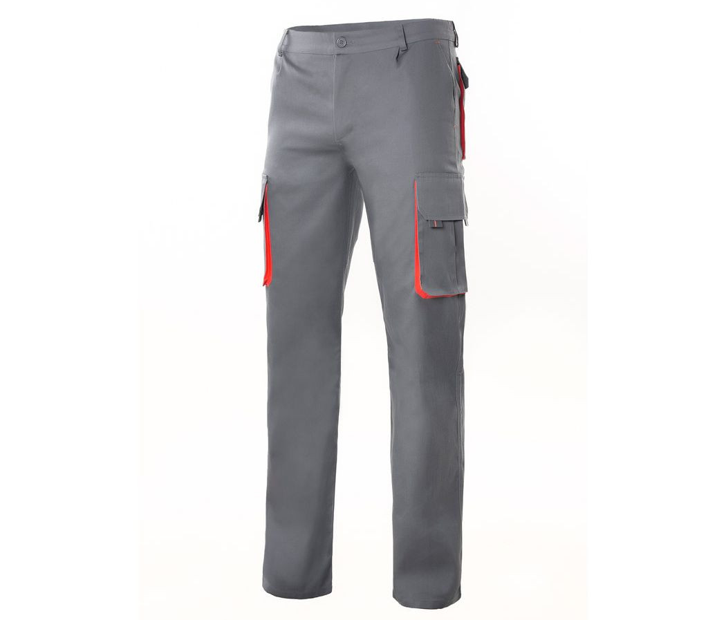 PANTALON MULTIPOCHES BICOLORE